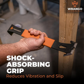 Wrango Tools shock-absorbing grip reduces vibration for comfortable extended use.