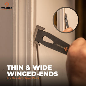 Wrango Tools three-sided beveled edges enable precise, multi-direction prying
