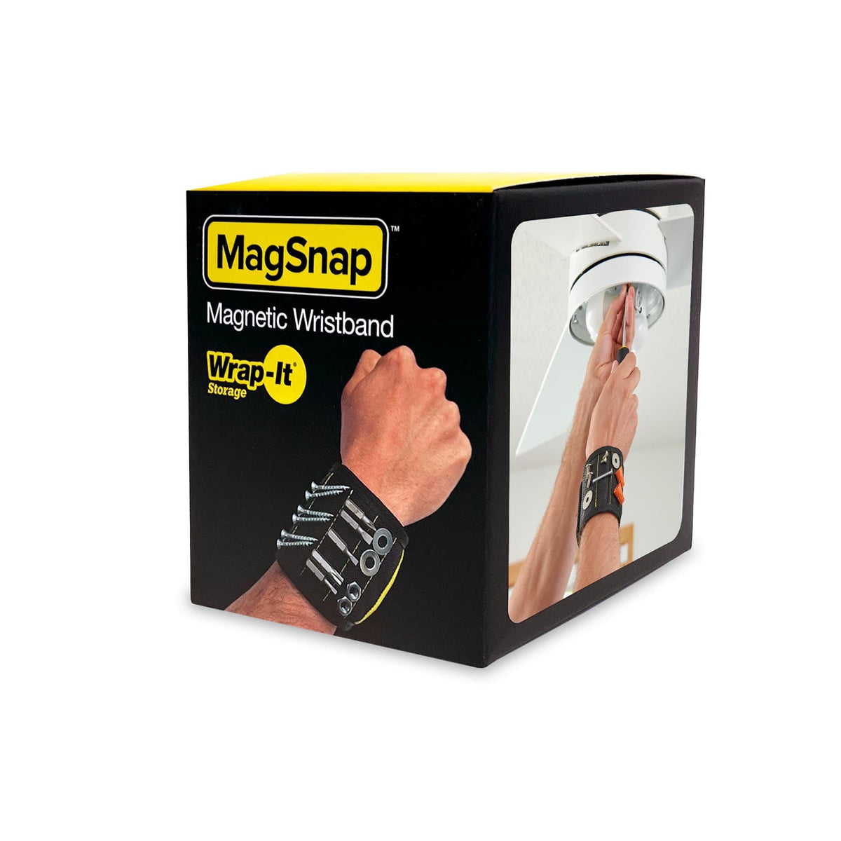 Wrap-It MagSnap wristband gift-ready packaging for DIY enthusiasts.