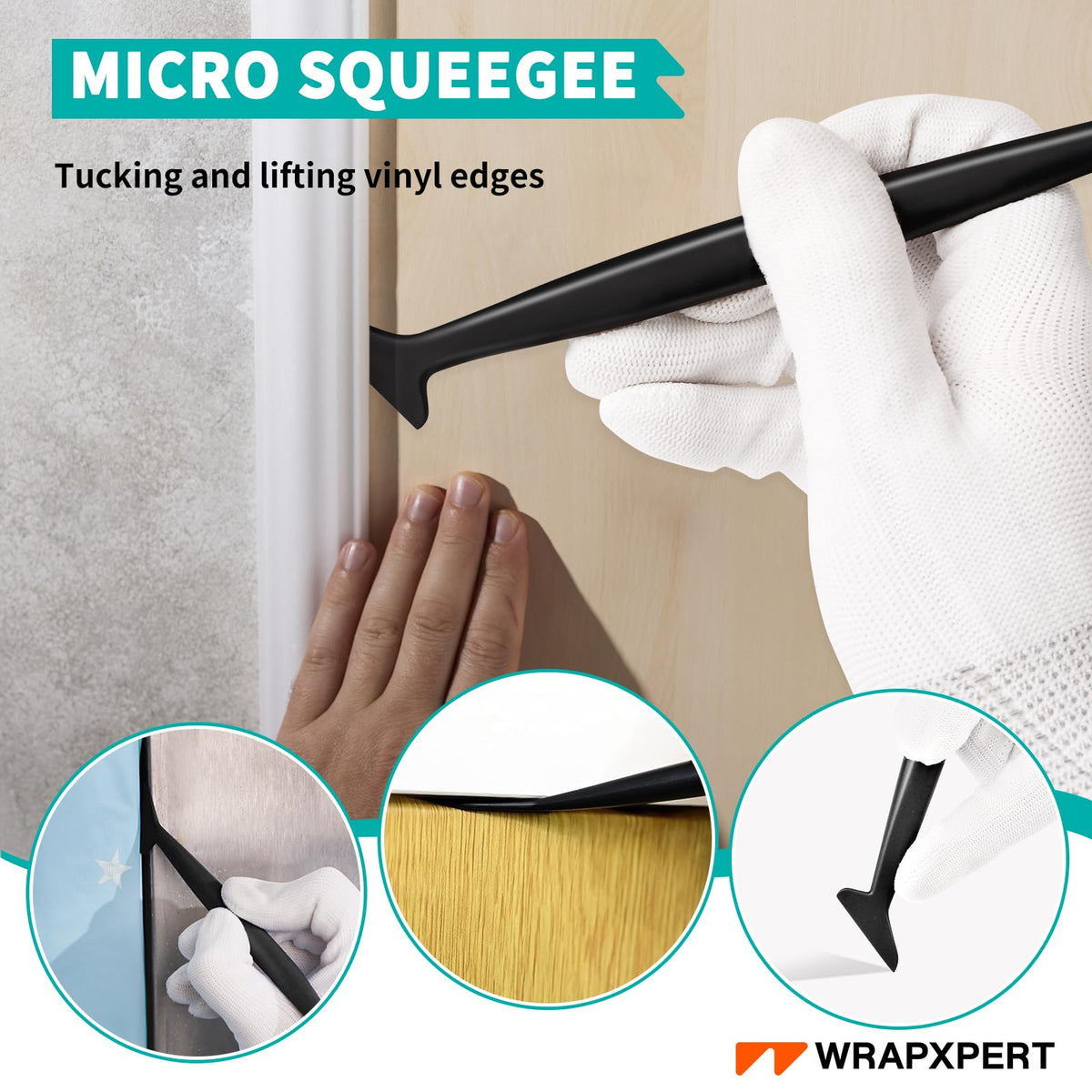 WRAPXPERT dust-cleaning brush aids fast wall prep and dust removal