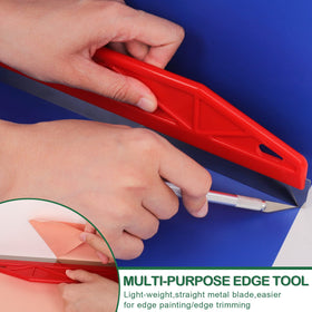 WRAPXPERT peel-stick wallpaper kit helps smooth, straight hangs and easy alignment.