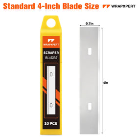 WRAPXPERT 4in blades closeup showing high-carbon steel quality.
