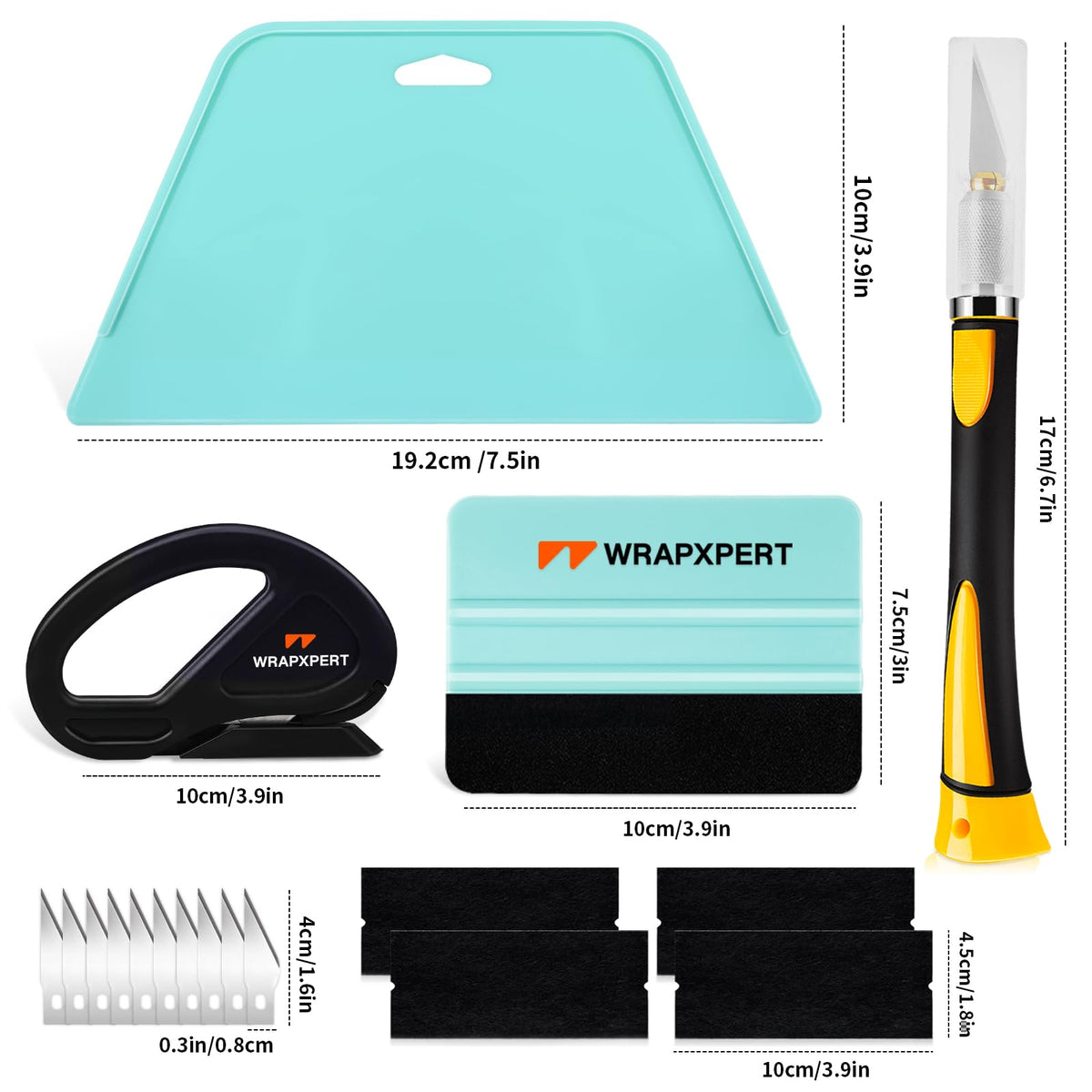 WRAPXPERT versatile tool for vinyl, wallpaper, and trim projects.