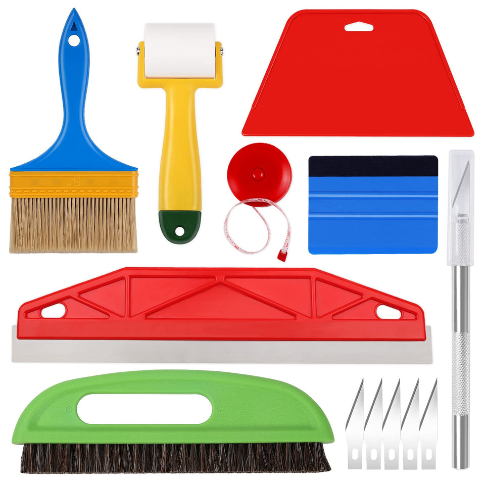 WRAPXPERT smoothing tool squeegee for even vinyl and bubble-free wallpaper application.