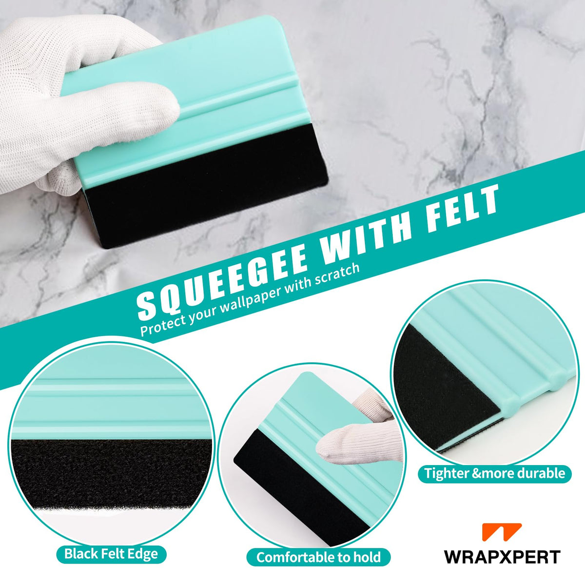 WRAPXPERT window tint film tool kit for clean, accurate installation