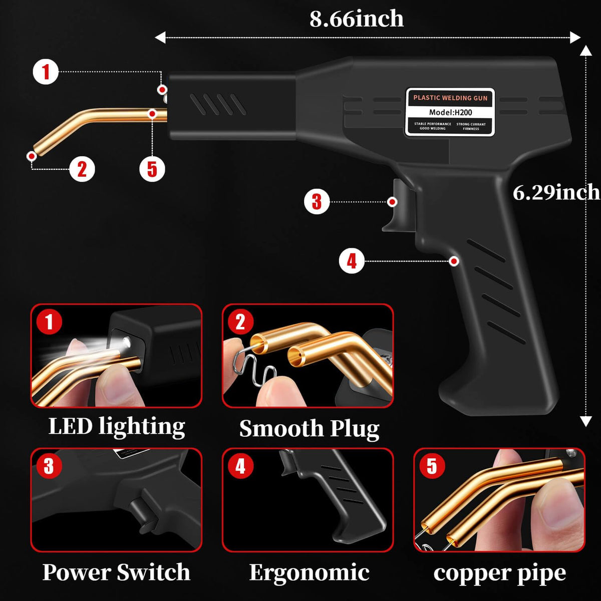 WRDLOSY interior plastic repair for dashboards and trim