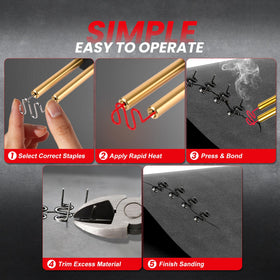 WRDLOSY LED light and ergonomic grip for precise work