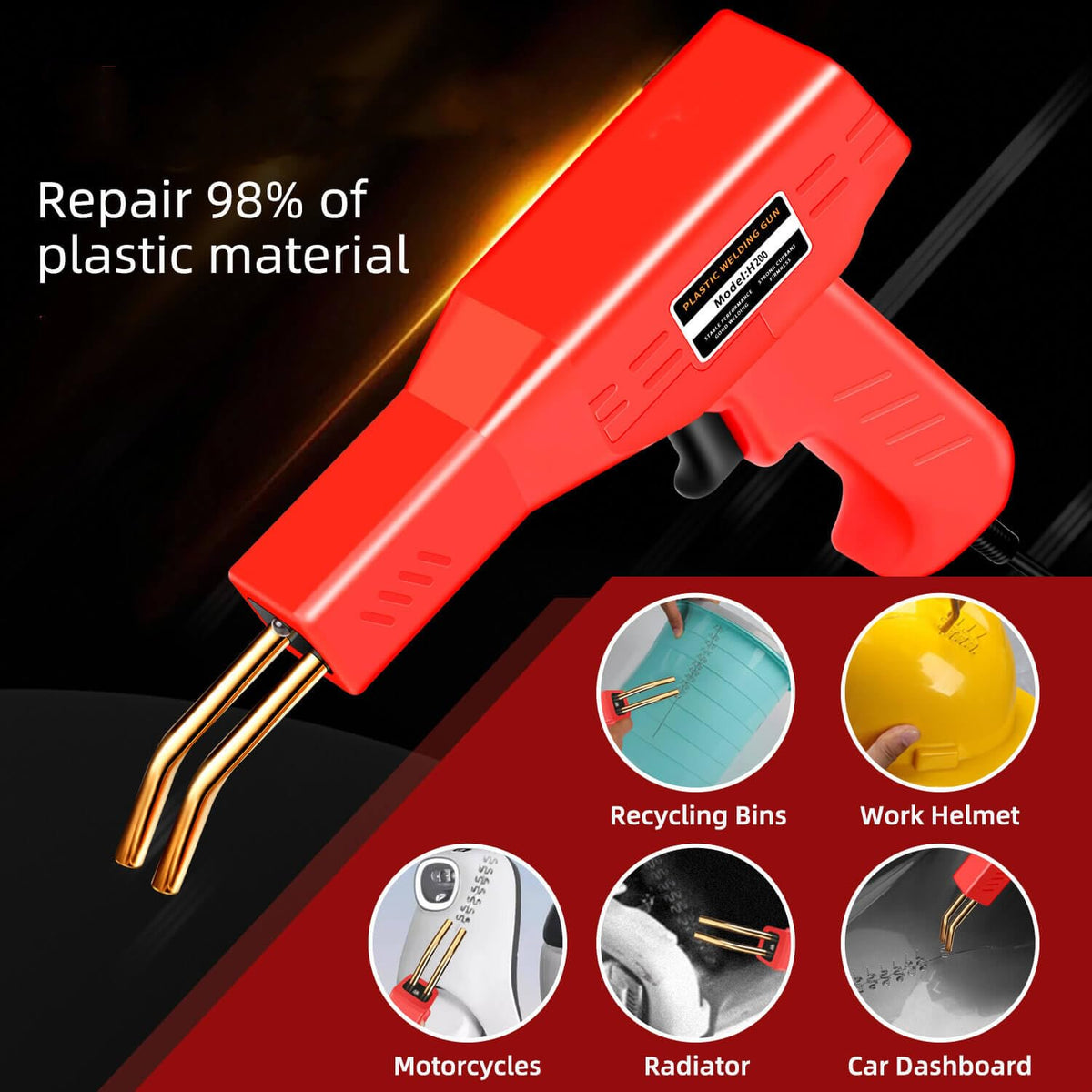 WRDLOSY pliers included for staple handling
