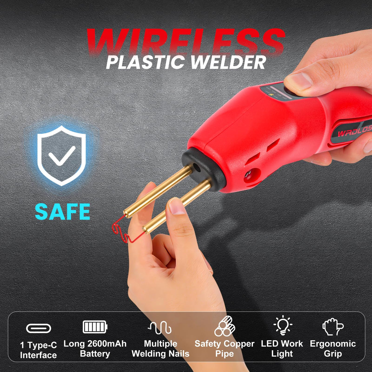 WRDLOSY rapid heat system reaches 1380°F for fast fixes
