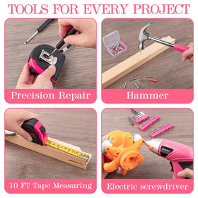 3.6V cordless drill in hand, lightweight and easy to maneuver