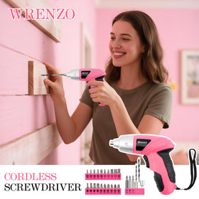 Included bits and hammer for versatile DIY projects