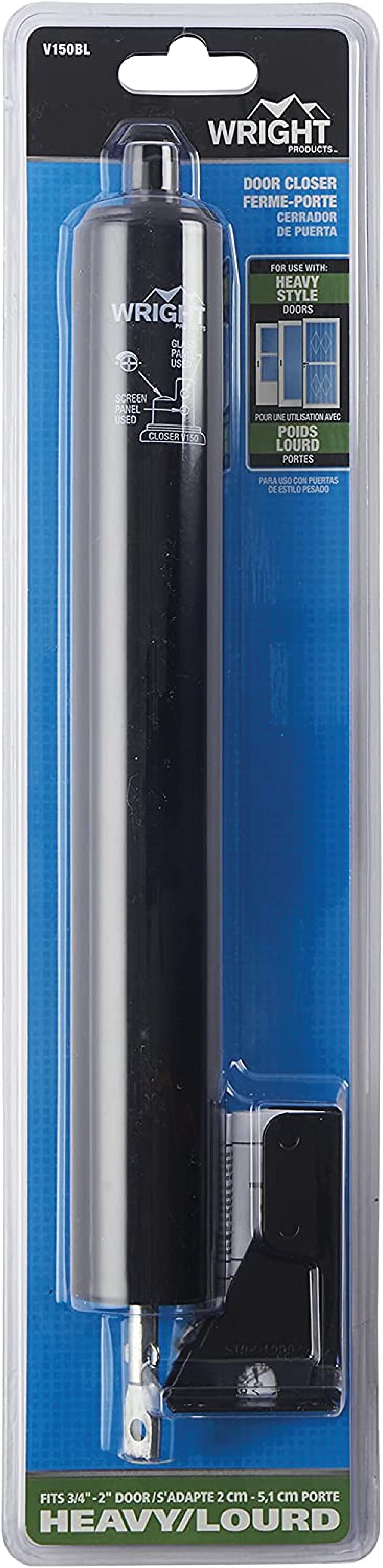 Wright Products adjustable speed closer for smooth, controlled closing