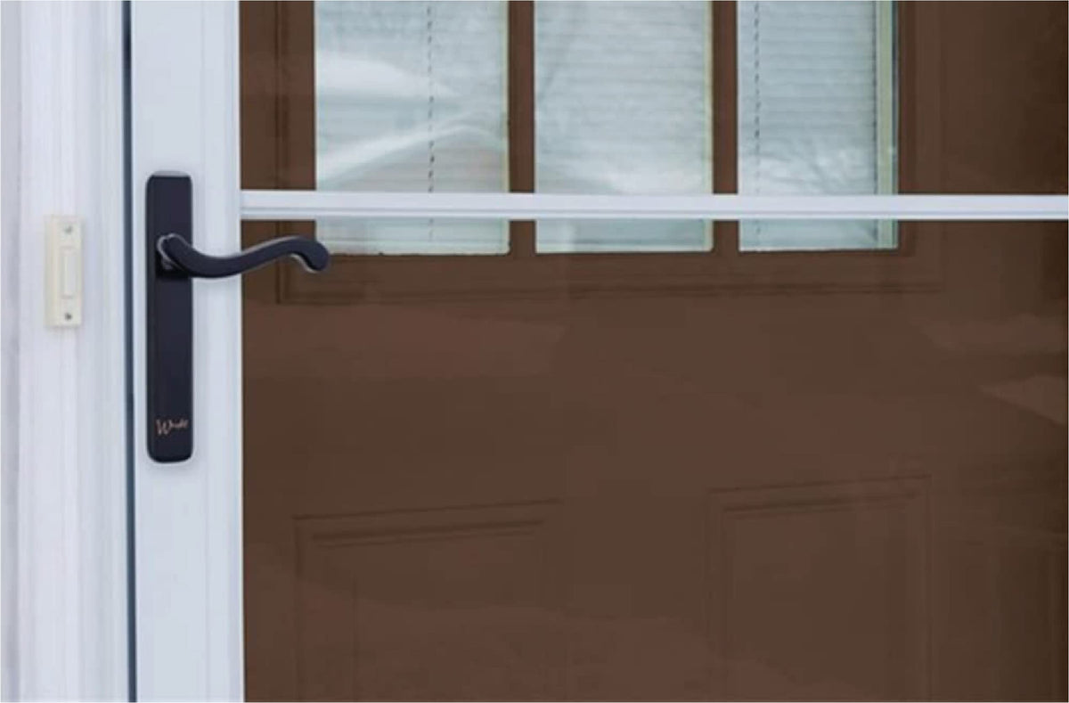 Wright Products Bayfield night latch with no lock-out prevents accidental lockouts.