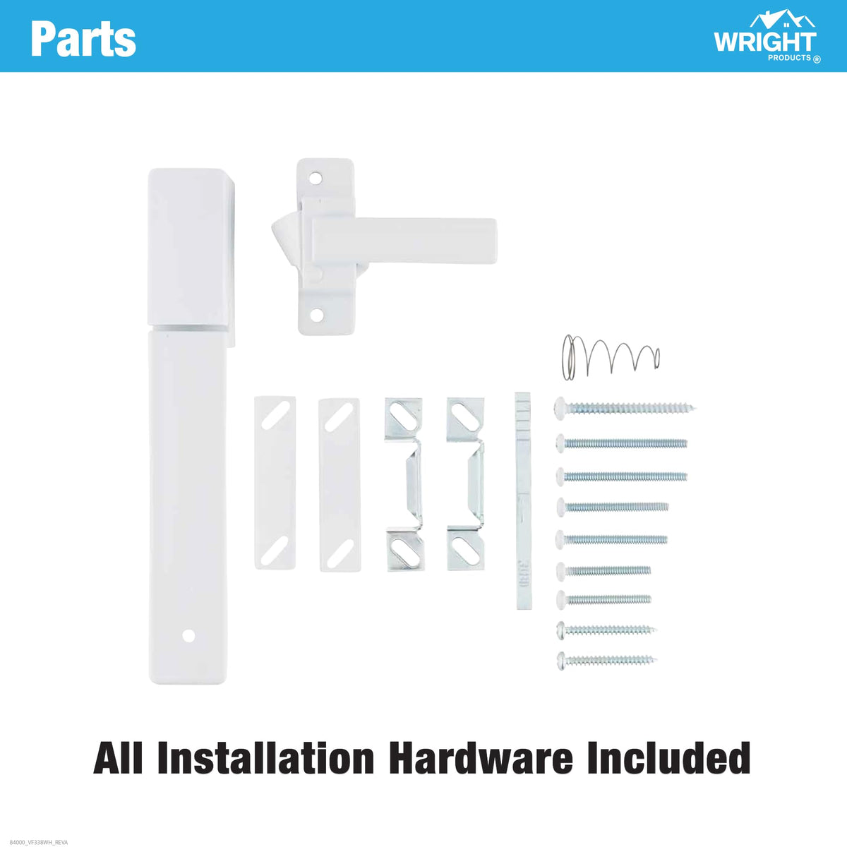 Wright Products easy installation with included hardware