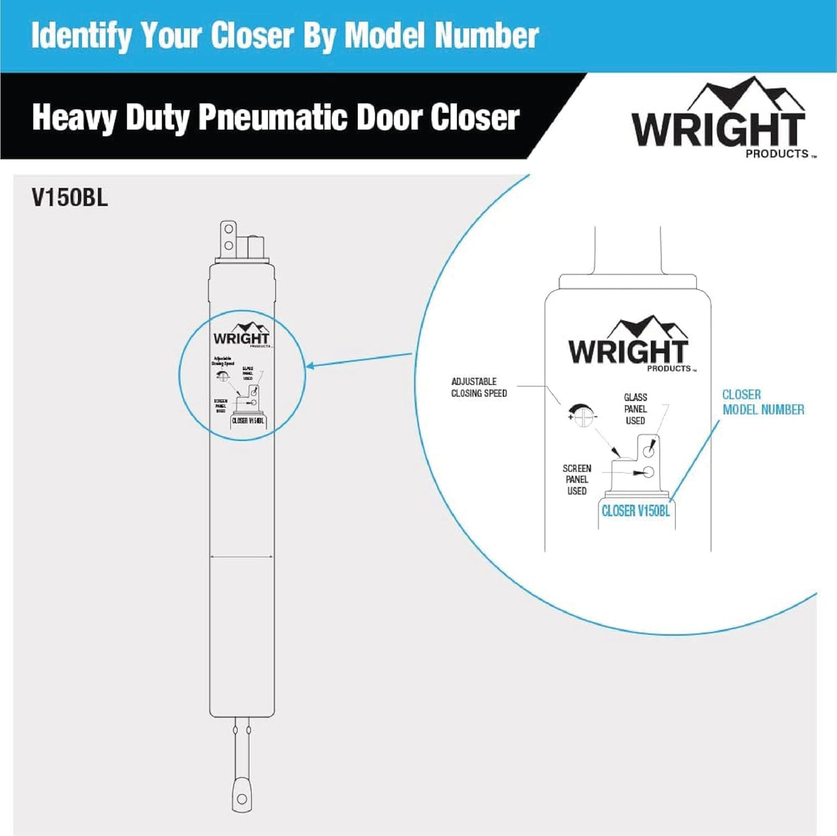 Wright Products out-swing door compatibility for exterior entry