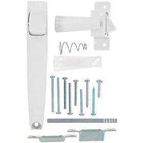 Wright Products push button latch front view ideal for storm door replacement