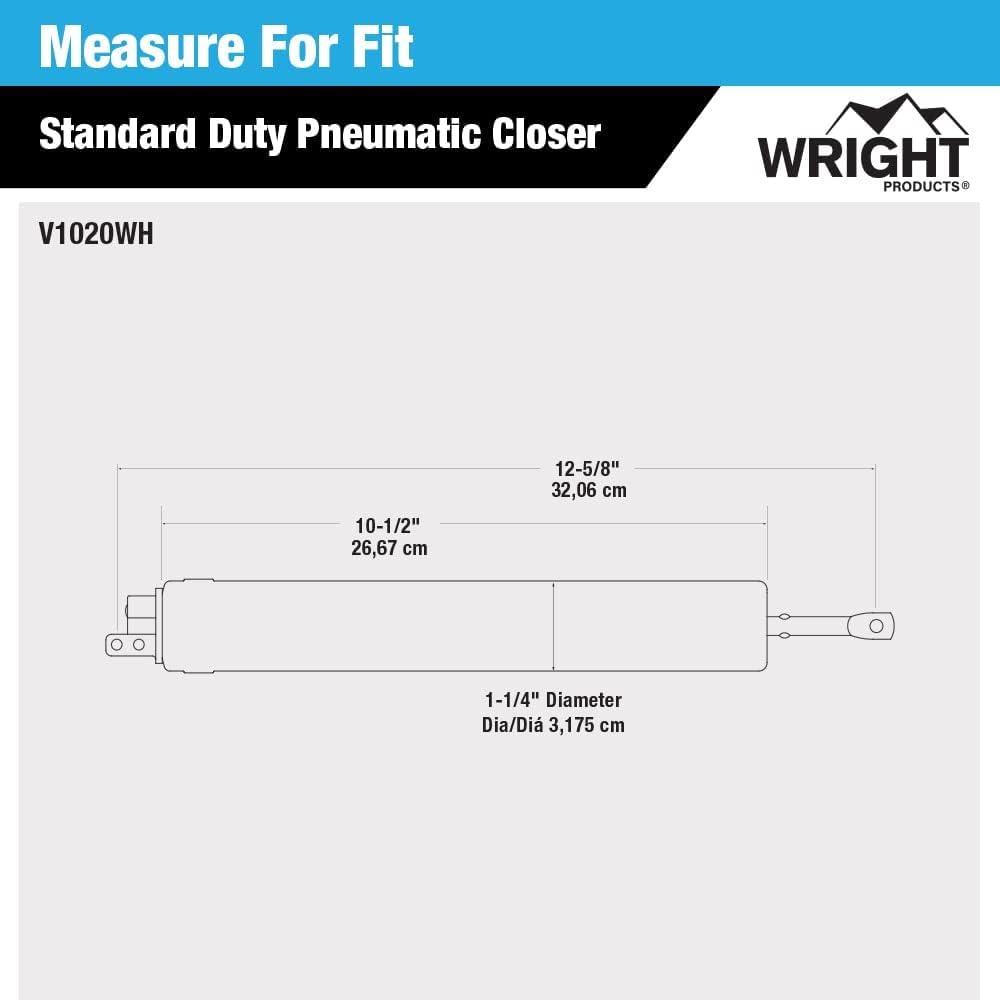 Wright Products close-action close-up demonstrating cushioned, quiet closing.