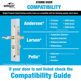 Wright Products Serenade keyed deadbolt demonstrates added security for entryways.