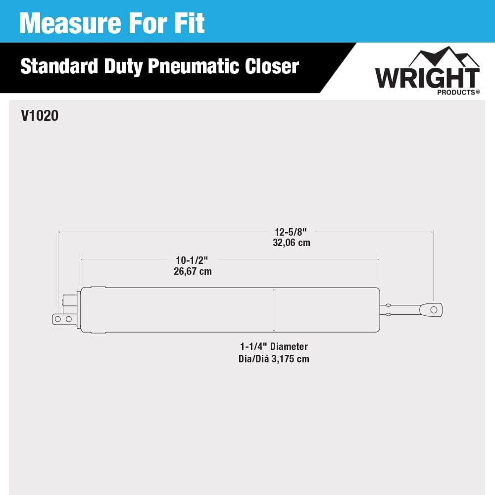 Wright Products V1020BL seasonal latch option for glass or screen inserts