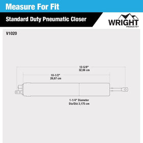 Wright Products V1020BL seasonal latch option for glass or screen inserts