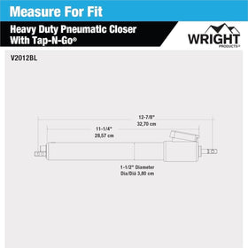 All installation hardware included with Wright Products V2012BL closer