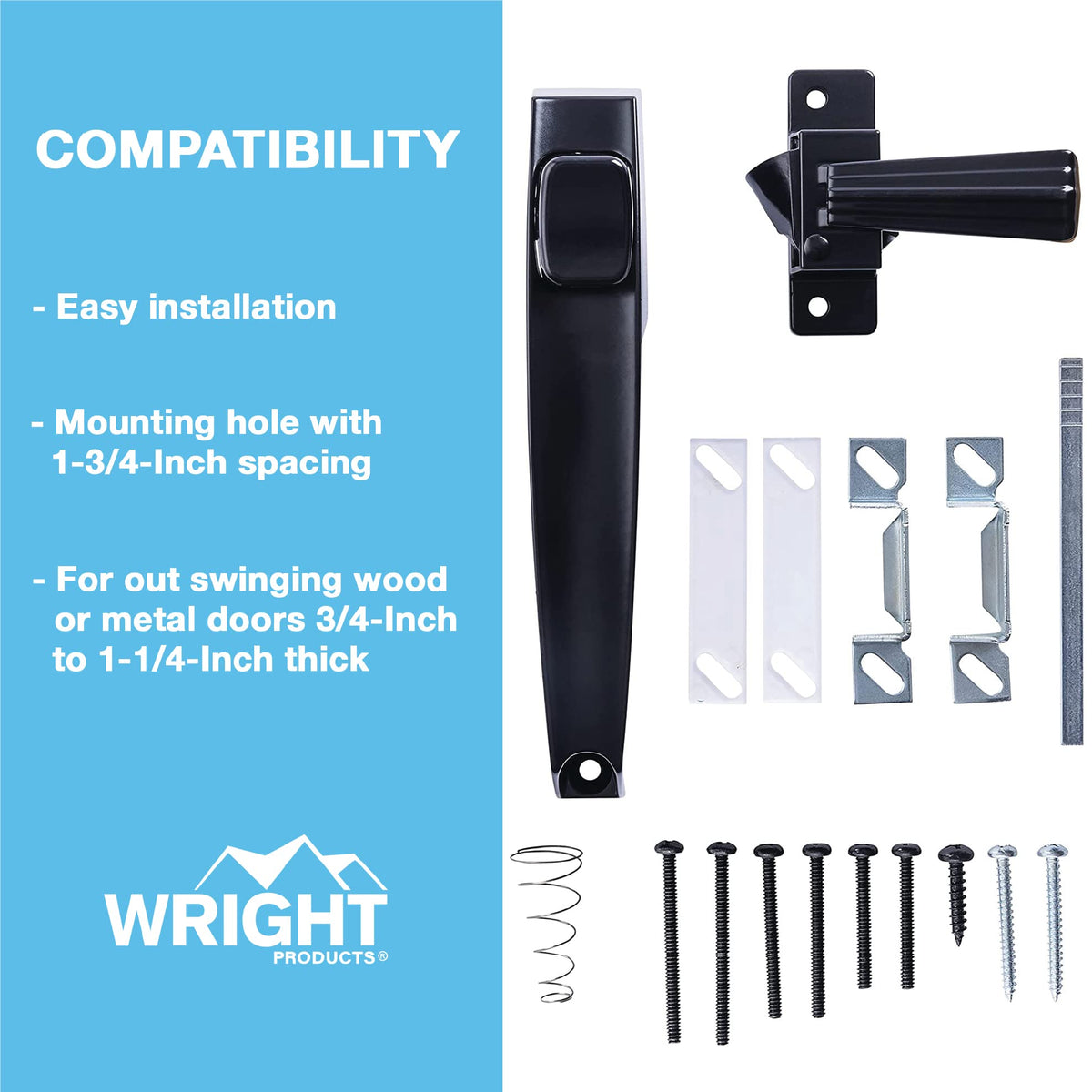 Wright Products V333BL backset adjustment for flexible fitting.