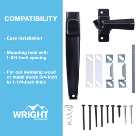 Wright Products V333BL backset adjustment for flexible fitting.