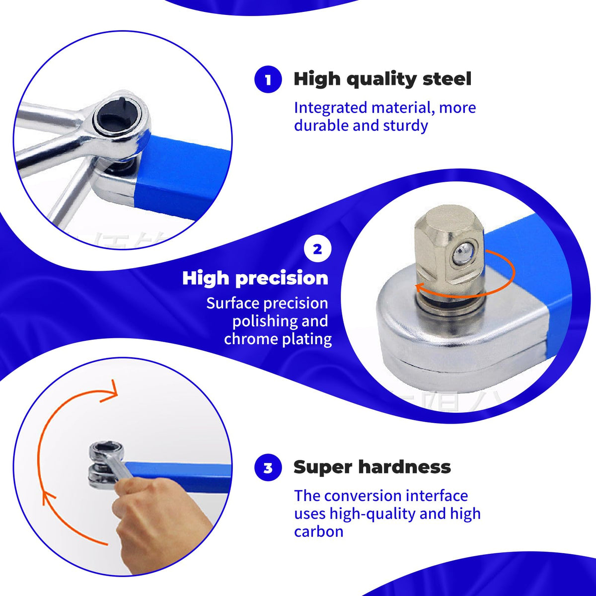 wrjpigf Pro 3/8 to 3/8 square drive adapter in use.