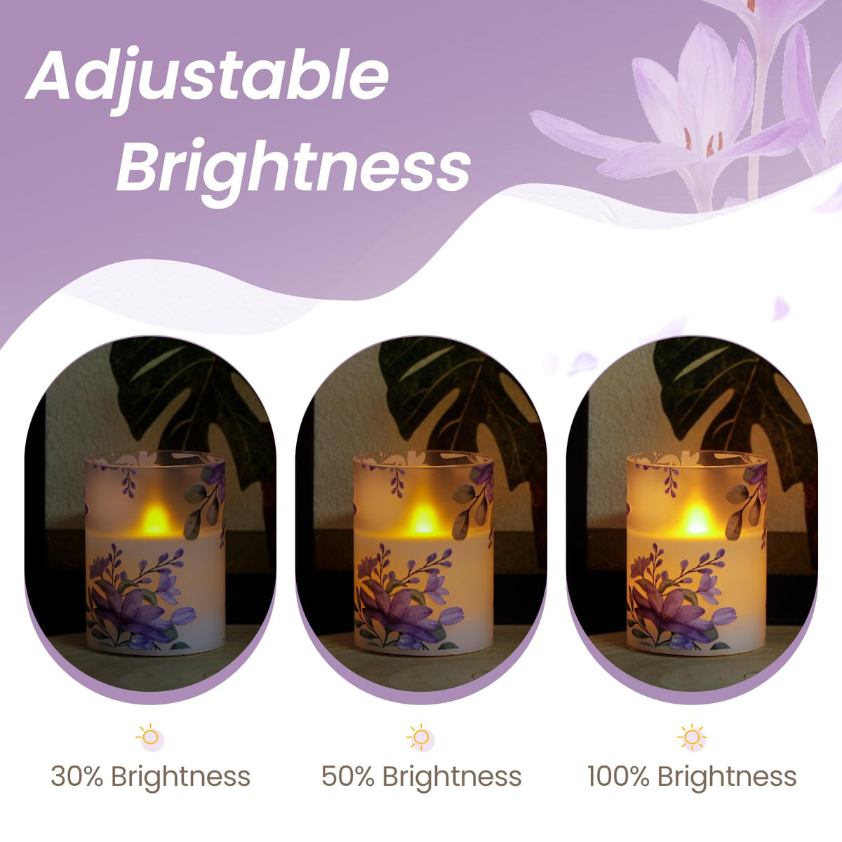 Wroxipel 3-pack includes candles, remote, and user manual for easy setup
