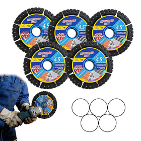 Wshxjzyay diamond blade pack 4.5-inch shown for versatile angle grinder use.