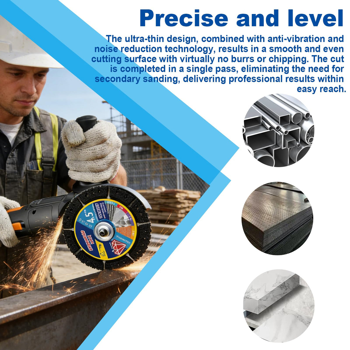 Wshxjzyay multi-material cutting blade tackles tile, marble, quartz.