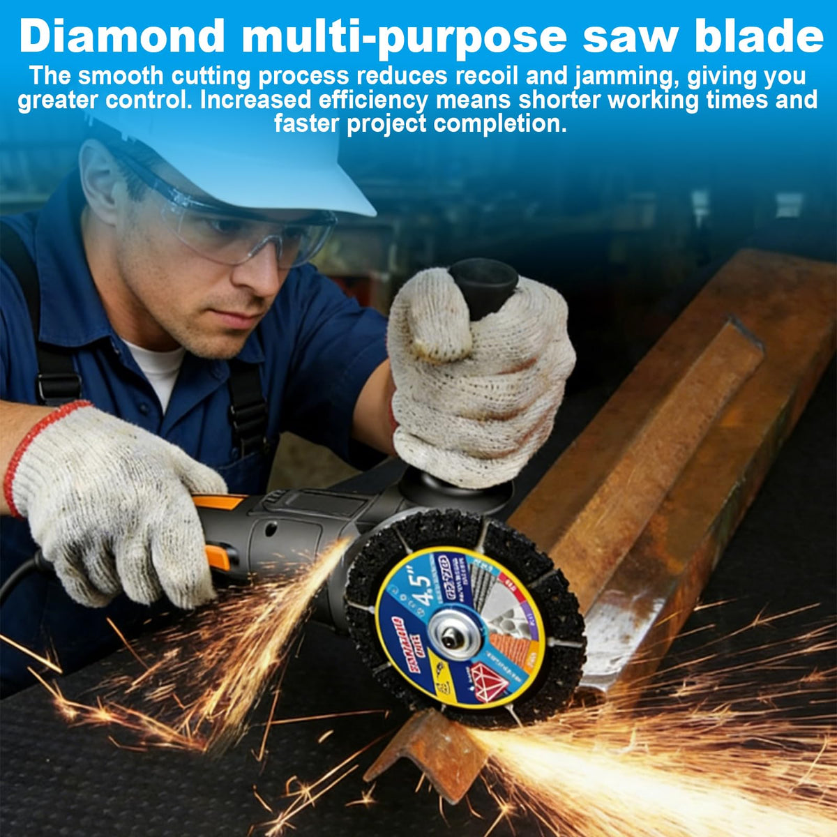 Wshxjzyay blade suitable for wet and dry cutting tasks.