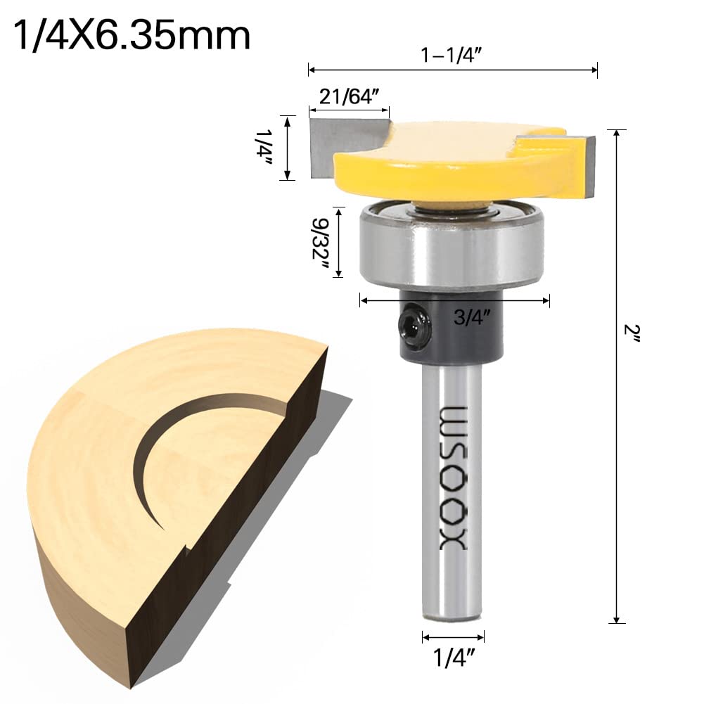 WSOOX biscuit router bit 4 mm height for biscuit joins