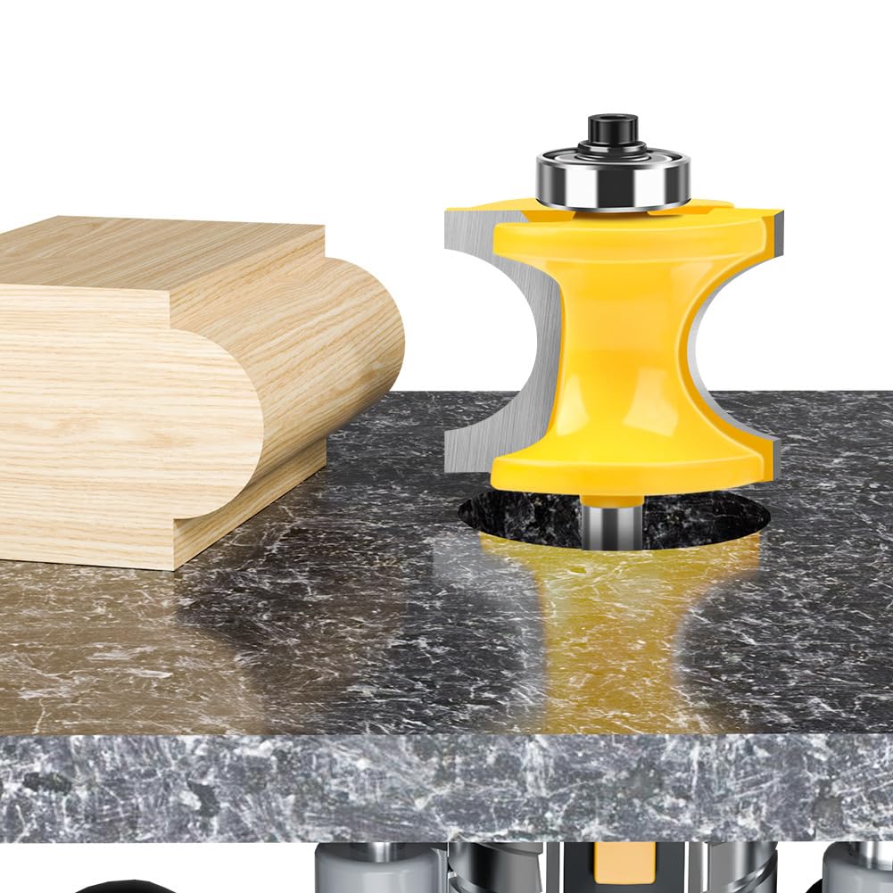 WSOOX anti-kickback design visible on bit promotes safer routing operations.