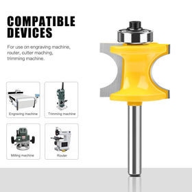 WSOOX bullnose bit solid steel body signals durable performance for heavy use.