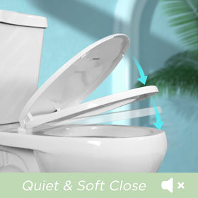 WSSROGY premium plastic round seat for durability and easy cleaning