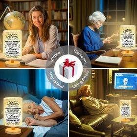 WSYEAR bedside lamp glows softly to create cozy, inviting spaces.