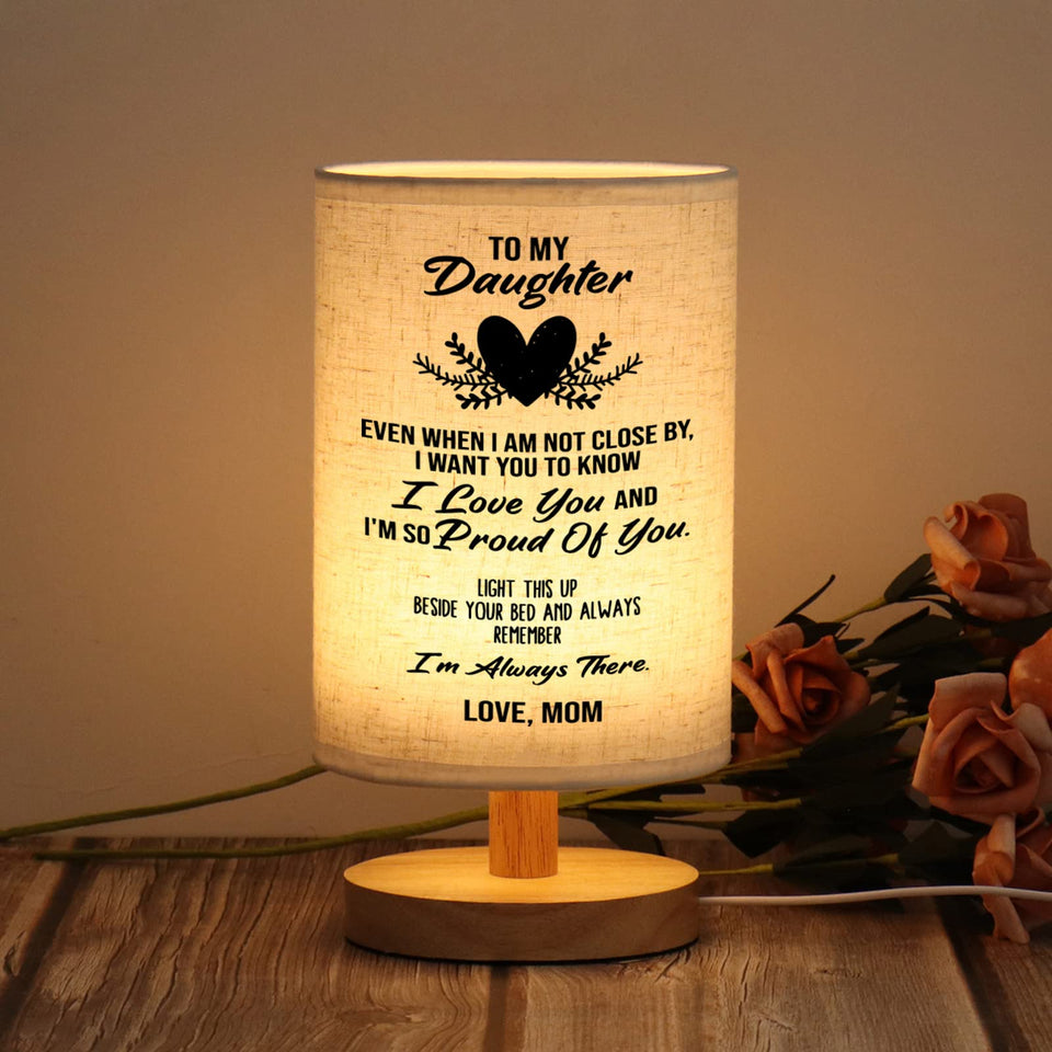 WSYEAR birthday daughter lamp with handwritten shade message for daily encouragement.