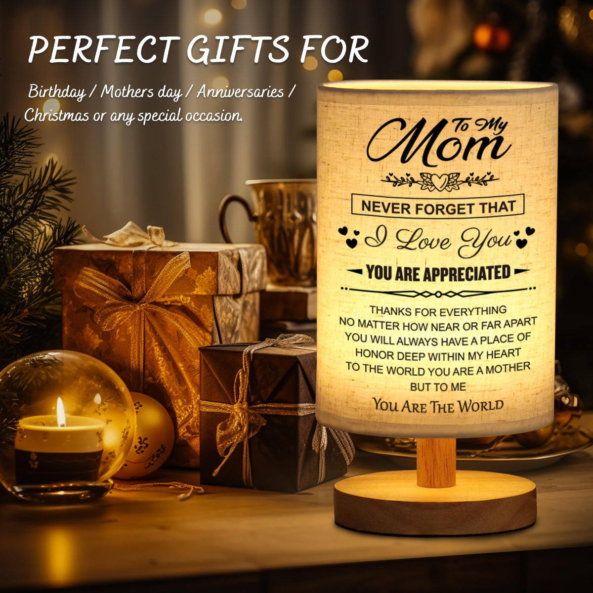 WSYEAR Christmas gift for mom with elegant design