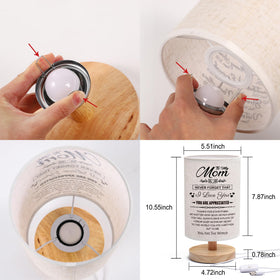 WSYEAR durable wooden base supports everyday use with stability