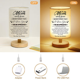 WSYEAR engraved mom message lamp, a heartfelt keepsake gift