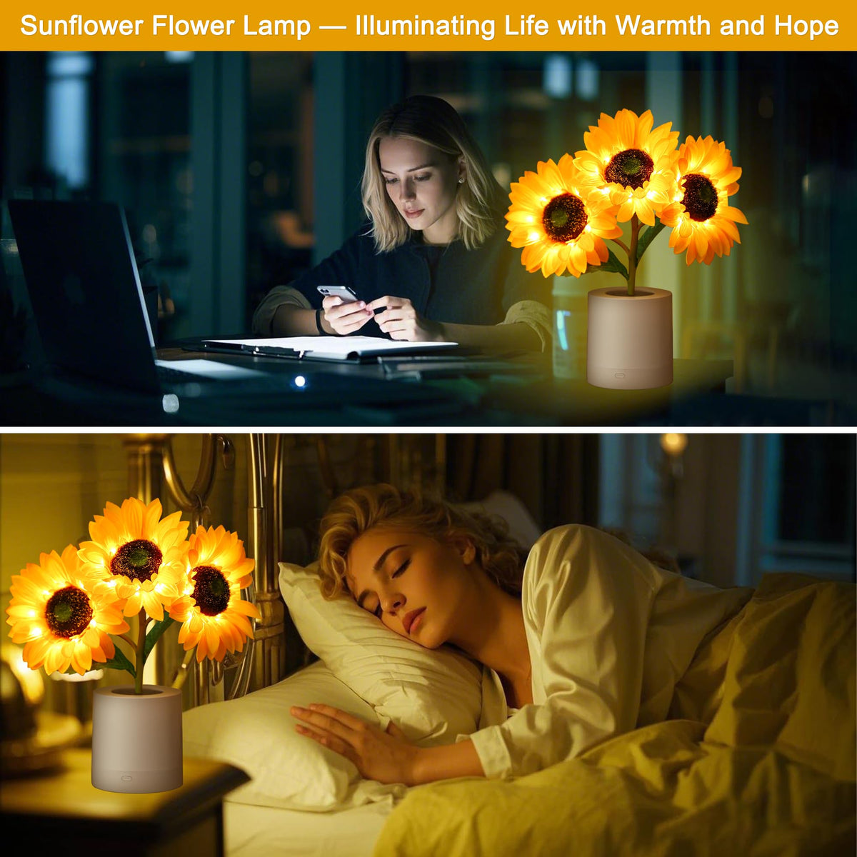 WSYEAR rotating magnetic base enables flexible placement in any room.