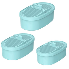 WTFRZERO alkaline filter three-pack front view for easy replacement