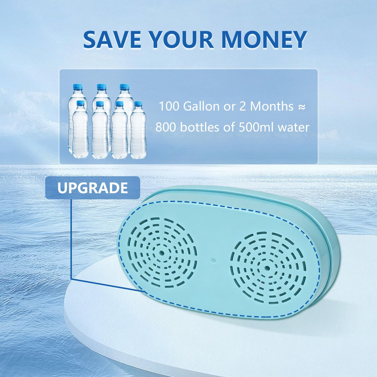 WTFRZERO long-lasting filter up to 200 gallons