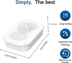 WTFRZERO Nakii fast-flow-rate filter provides quick access to filtered water.