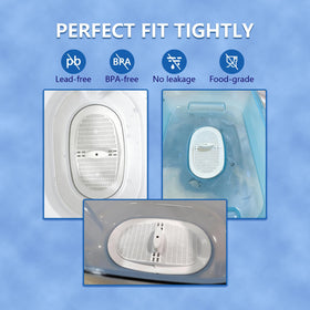 WTFRZERO lab-tested filter performance highlights contaminant reduction.