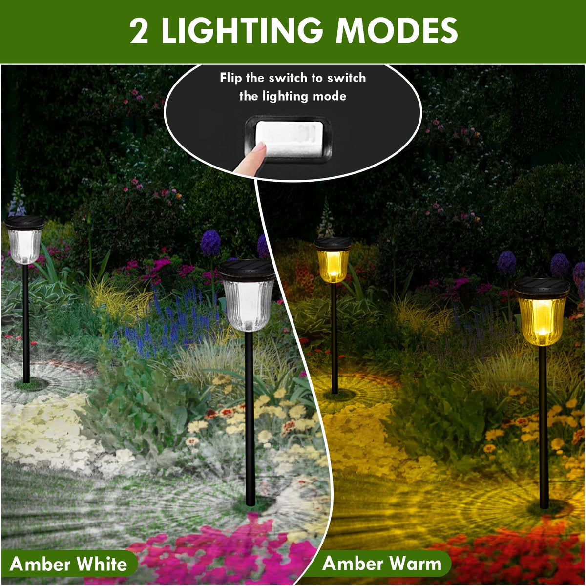WTGEGF 200-lumen pathway light delivers bright, guiding illumination for sidewalks.