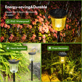 WTGEGF long runtime option provides extended garden lighting through the night.