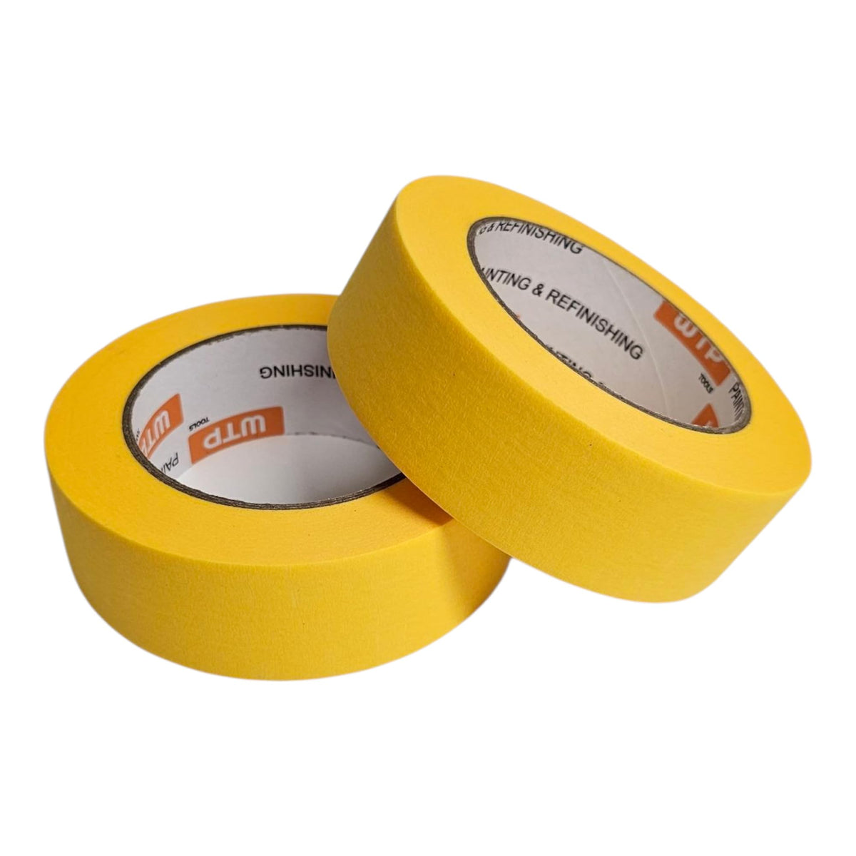 WTP TOOLS MTE36-6 masking tape roll close-up showing 1.5 inch width.