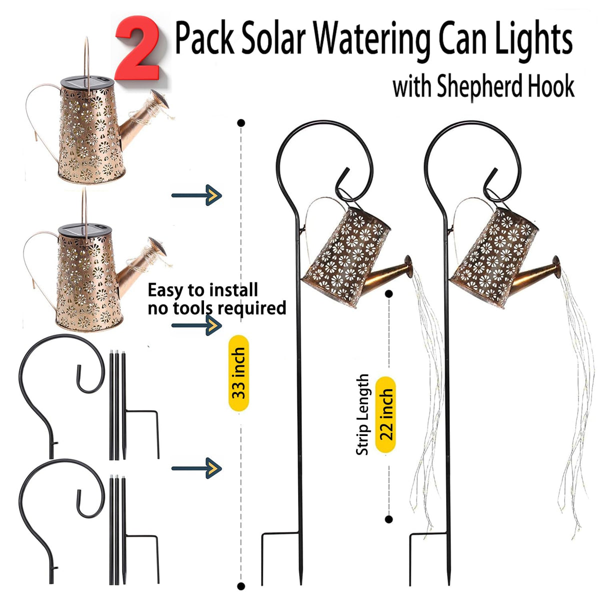 WTREEW garden-path illumination light guides steps with a soft glow